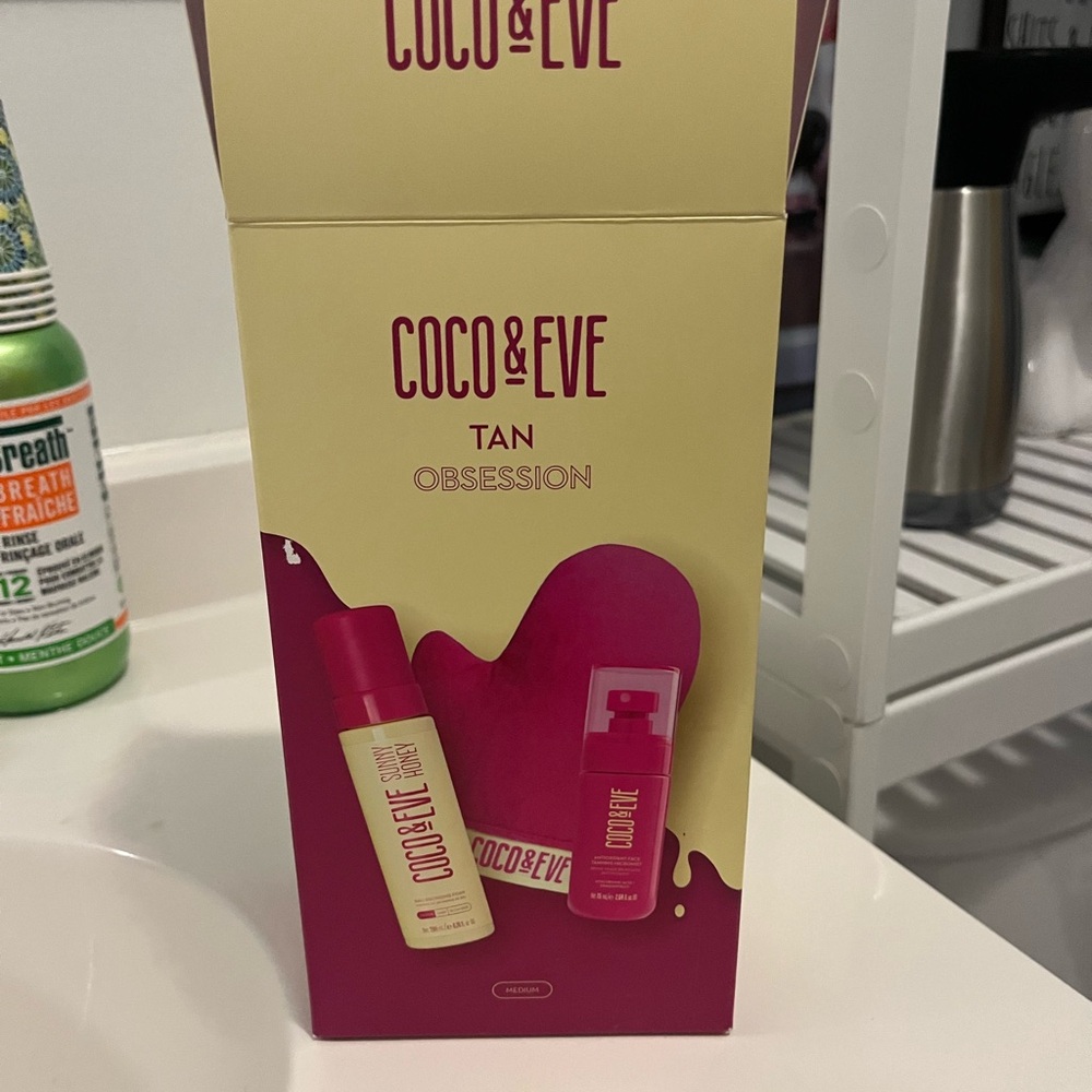 Tan Obsession Suncare Set - Pink and Cream